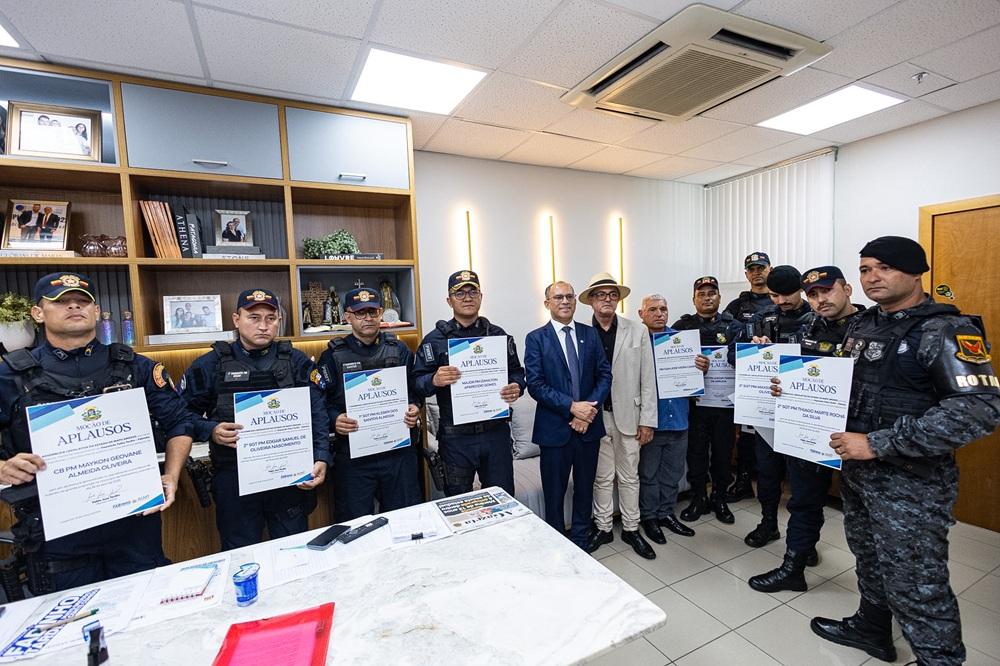 Fabinho reconhece atuação de militares em incêndio que atingiu empresas e casas em Diamantino
