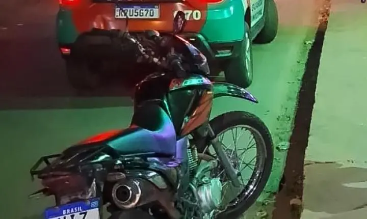 Guarda Municipal de Várzea Grande recupera motocicleta furtada